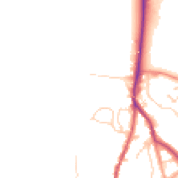 Daytime road noise heatmap for SO51 0AJ