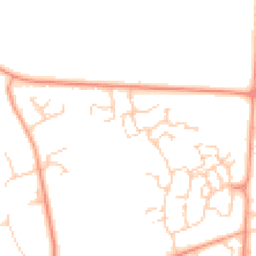 Daytime road noise heatmap for SO51 0AU