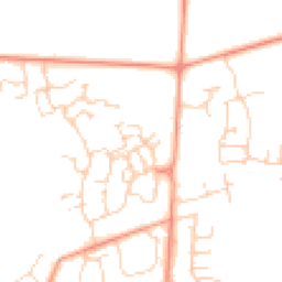 Daytime road noise heatmap for SO51 0AZ