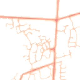 Daytime road noise heatmap for SO51 0BE