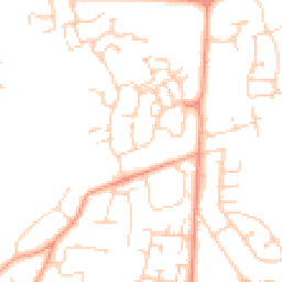 Daytime road noise heatmap for SO51 0BL