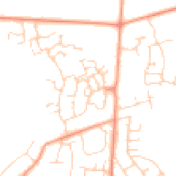 Daytime road noise heatmap for SO51 0BN