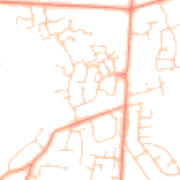 Daytime road noise heatmap for SO51 0BZ