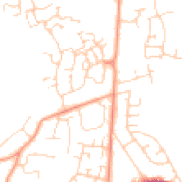 Daytime road noise heatmap for SO51 0DB