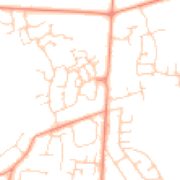 Daytime road noise heatmap for SO51 0DT