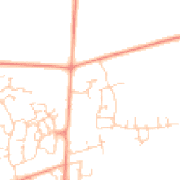 Daytime road noise heatmap for SO51 0EQ