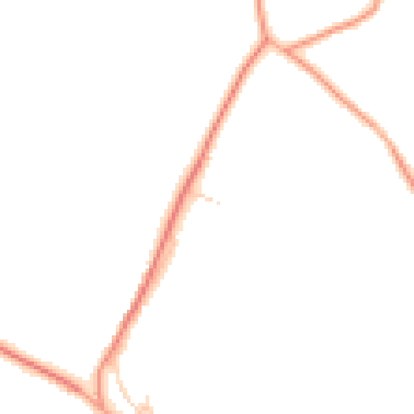 Daytime road noise heatmap for SO51 0GH