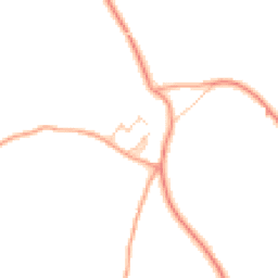 Daytime road noise heatmap for SO51 0JB