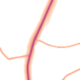 Daytime road noise heatmap for SO51 0LD