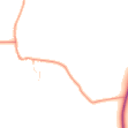 Daytime road noise heatmap for SO51 0LN