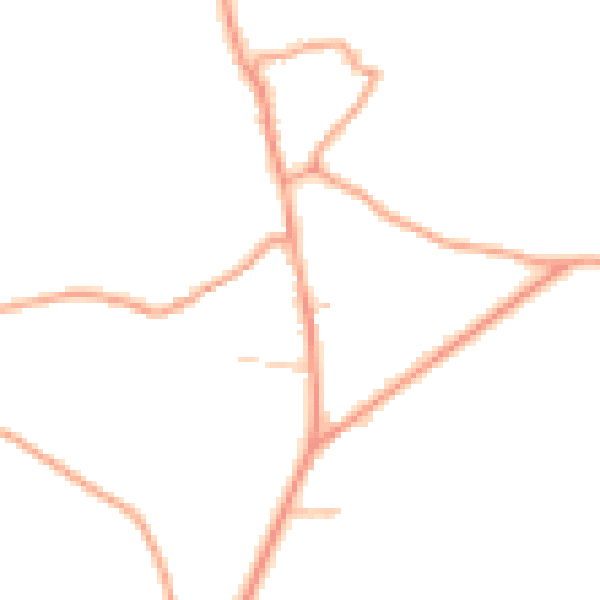 Daytime road noise heatmap for SO51 0PN