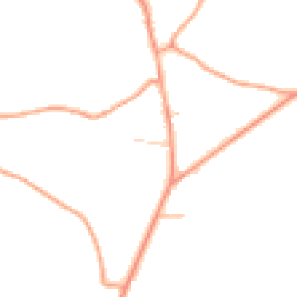 Daytime road noise heatmap for SO51 0PP