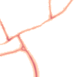 Night-time road noise heatmap for SO51 5AG