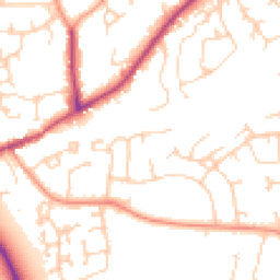 Daytime road noise heatmap for SO51 5BP