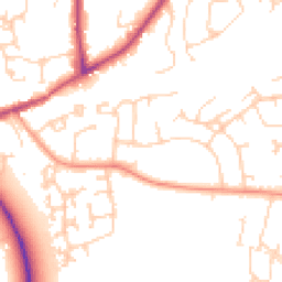 Daytime road noise heatmap for SO51 5EH