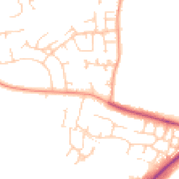 Daytime road noise heatmap for SO51 5PH