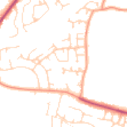 Daytime road noise heatmap for SO51 5PX