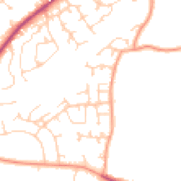 Daytime road noise heatmap for SO51 5PZ