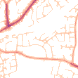 Daytime road noise heatmap for SO51 5QR