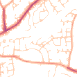 Daytime road noise heatmap for SO51 5QW