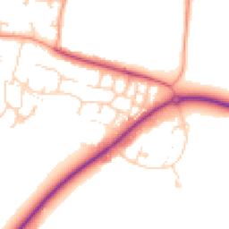 Daytime road noise heatmap for SO51 5SQ