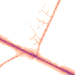 Daytime road noise heatmap for SO51 6AW