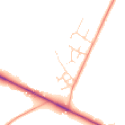 Daytime road noise heatmap for SO51 6AZ
