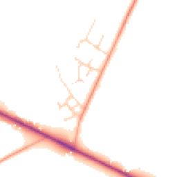 Daytime road noise heatmap for SO51 6BN