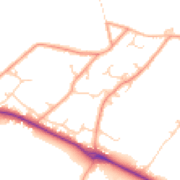 Daytime road noise heatmap for SO51 6BS