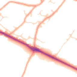 Daytime road noise heatmap for SO51 6BT