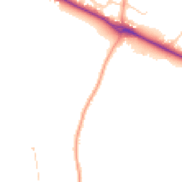 Daytime road noise heatmap for SO51 6DD
