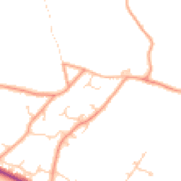 Daytime road noise heatmap for SO51 6ET