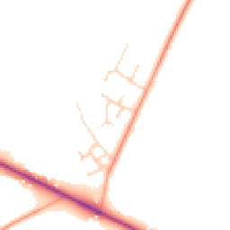 Daytime road noise heatmap for SO51 6EU
