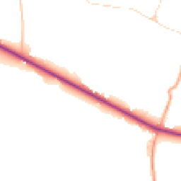 Daytime road noise heatmap for SO51 6FQ