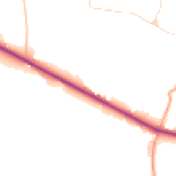 Daytime road noise heatmap for SO51 6GN