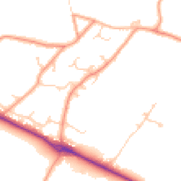 Daytime road noise heatmap for SO51 6JS