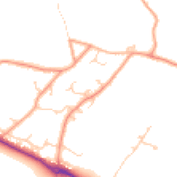 Daytime road noise heatmap for SO51 6RD