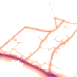 Daytime road noise heatmap for SO51 6RL