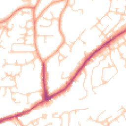 Daytime road noise heatmap for SO51 7LT