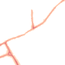 Night-time road noise heatmap for SO51 7NP