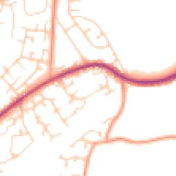 Daytime road noise heatmap for SO51 7RR