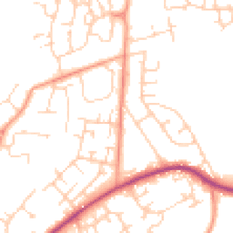 Daytime road noise heatmap for SO51 7TW