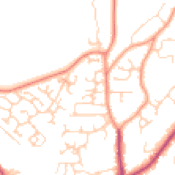 Daytime road noise heatmap for SO51 7WE
