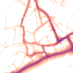 Daytime road noise heatmap for SO51 8AH