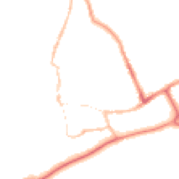 Night-time road noise heatmap for SO51 8AH