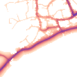 Daytime road noise heatmap for SO51 8AJ