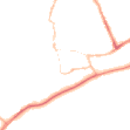 Night-time road noise heatmap for SO51 8AL