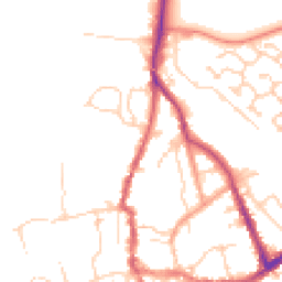 Daytime road noise heatmap for SO51 8FX