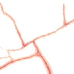 Night-time road noise heatmap for SO51 8JA
