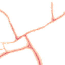 Night-time road noise heatmap for SO51 8JL
